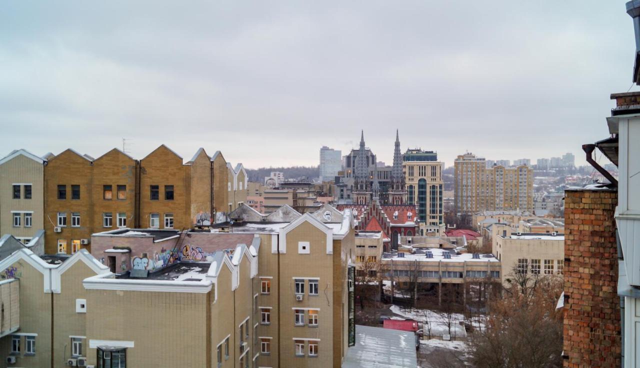 Квартира По Улице Федорова 1 เคียฟ ภายนอก รูปภาพ